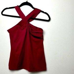 Shein size M maroon halter top